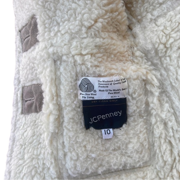 Vintage Genuine Suede Wool Patchwork Coat - Picture 4 of 8